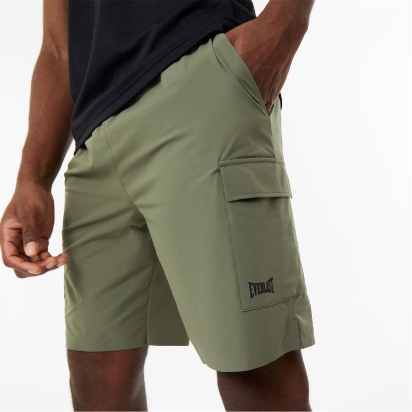 Everlast Longer Length Cargo Short Mens Khaki