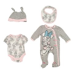 Disney 4 Piece Romper Set Babies Minnie Mouse