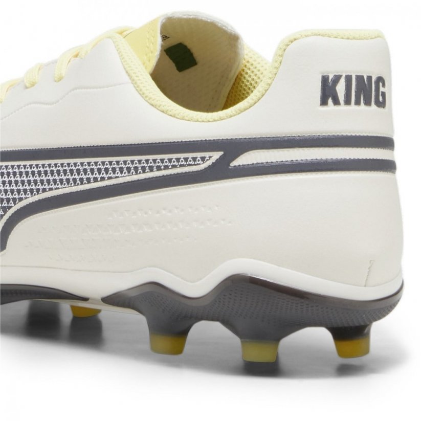 Puma King Match.3 Firm Ground Football Boots White/Black