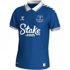 Hummel Everton Home Shirt 2023 2024 Adults Blue