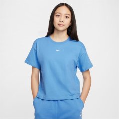 Nike Sportswear Big Kids' (Girls') T-Shirt Blue Beyond