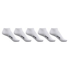 Slazenger 5 Pack Trainer Socks Mens White