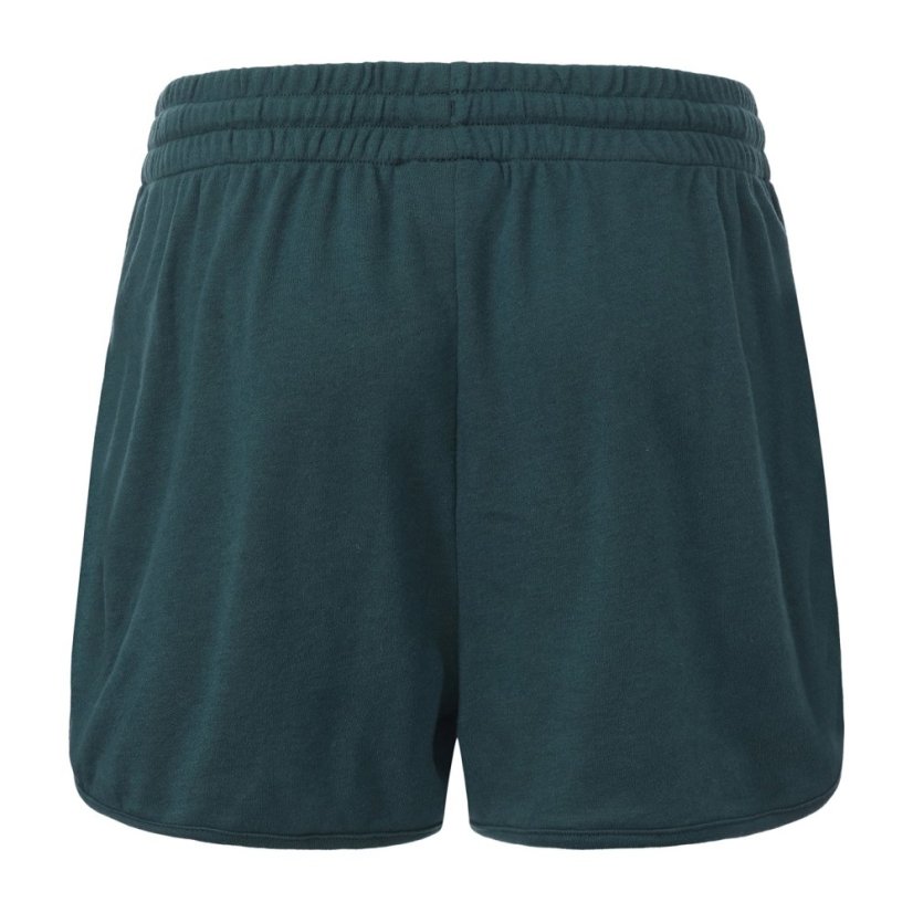 Slazenger Fleece Interlock Shorts Womens Forest Green