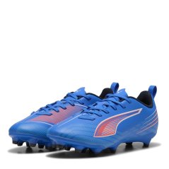 Puma Ultra 6 Match Juniors Firm Ground Football Boots Blue/White