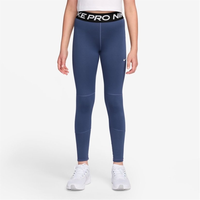 Nike Pro Girls Tights Mystic Navy