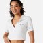 Slazenger Cropped Polo Top White