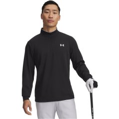 Under Armour Men's 1/4 Zip Fleece Black/White