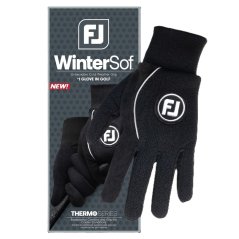 FootJoy Women's Winter Slim Fit Golf Gloves Black