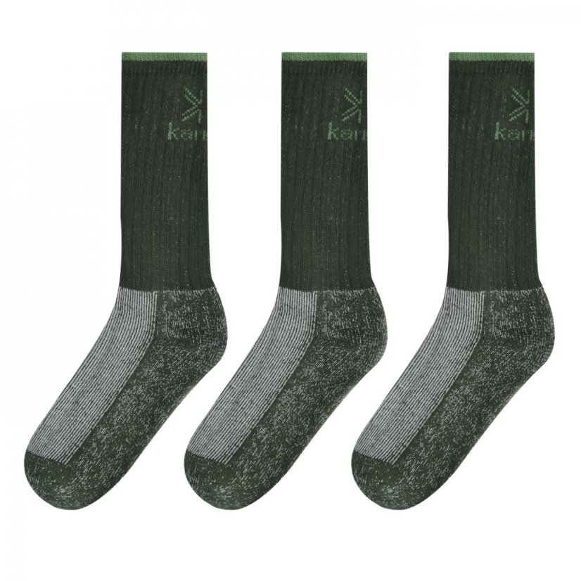 Karrimor Heavyweight Boot Sock 3 Pack Mens Green