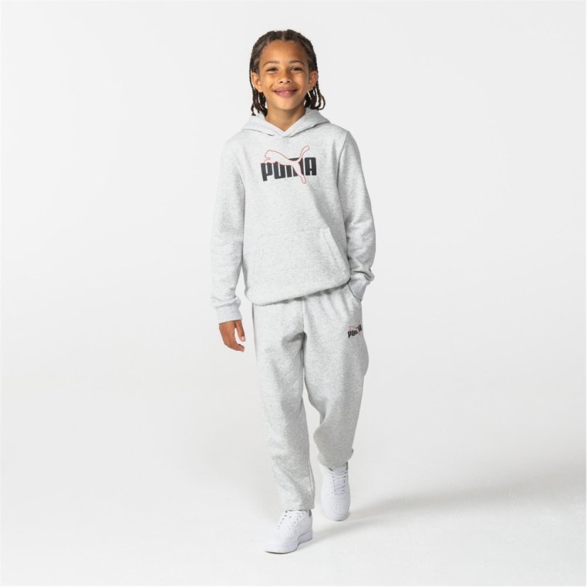 Puma No1 Logo Sweatpants Junior Boys Grey