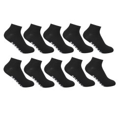 Donnay 10 Pack Trainer Socks Mens Black