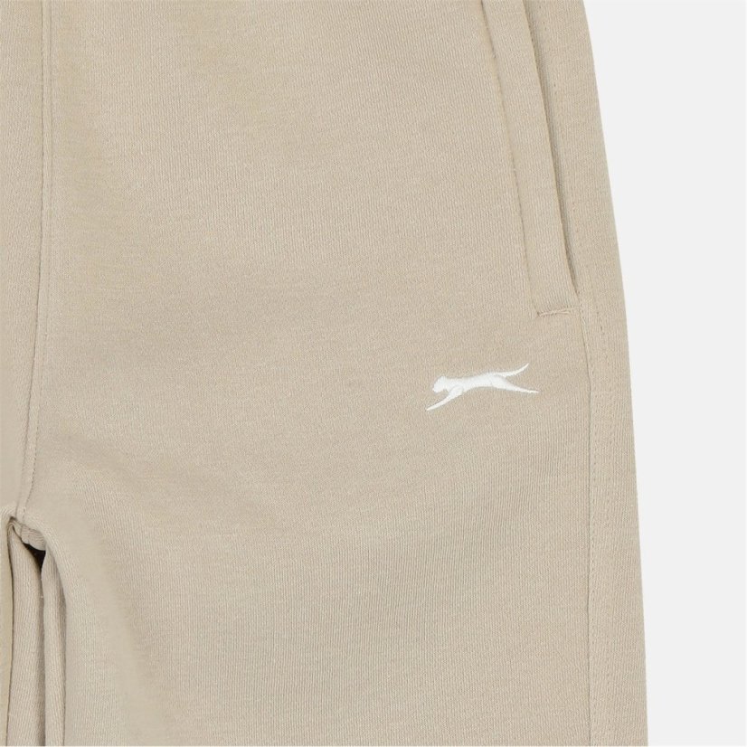 Slazenger Closed Hem Fleece Pants Junior Light Beige