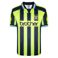 Score Draw Manchester City Away Shirt 1999 Neon