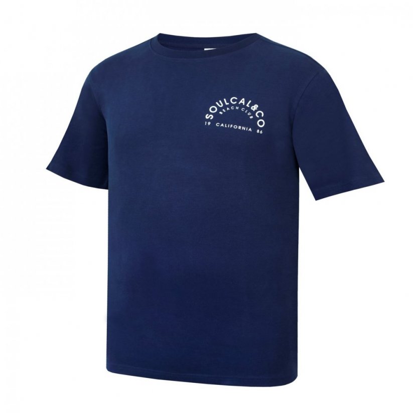 SoulCal Graphic Tee Sn43 Navy
