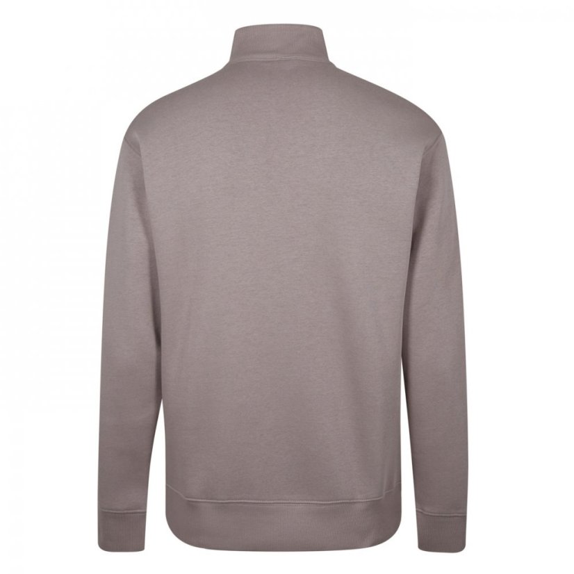 Reebok Quarter Zip Sweater Boulder Grey