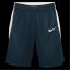 Nike Women's Basketball Shorts Obsidian/White