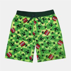 Character Unisex Kids' Swim Shorts Minecraft