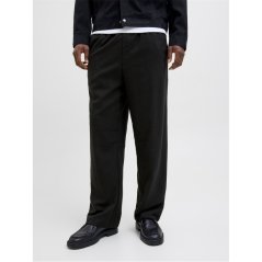 Jack and Jones Men's Bill Open Hem Fleece Joggers Black