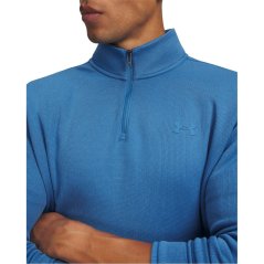 Under Armour Men's Sweater Fleece Quarter Zip Pullover Aegean Blue