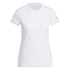 adidas Women's W Ultt Short Sleeve Performance Polo Shirt White