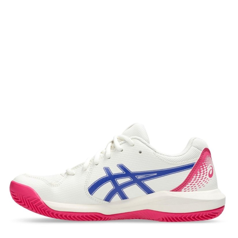 Asics Women's Gel Dedicate Clay Tennis Shoes Crm/Dk Cobalt