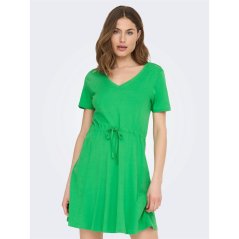 Only V Neck Dress Womens Kelly Green