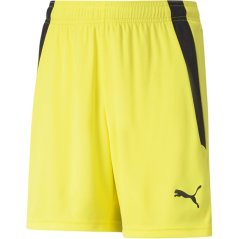 Puma Puma Teamliga Shorts Jr Football Short Unisex Kids FluoYellow-Blk