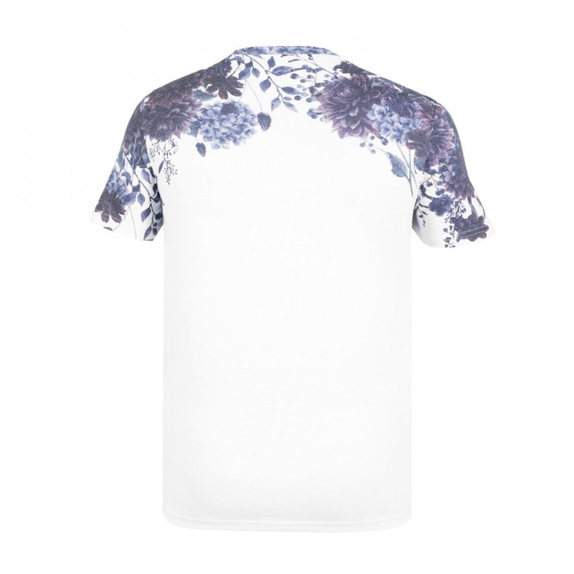 Firetrap Sub T Shirt Mens White Floral