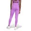 adidas Optime Essentials Full-Length Leggings (Maternity) Womens Purple Burst