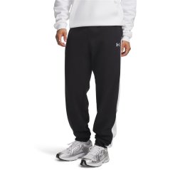 Under Armour Men's Performance Fleece Tracksuit Bottom Black/White