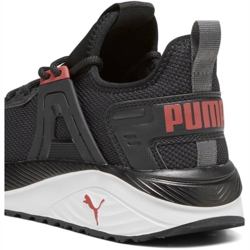 Puma Pacer 23 Low-Top Trainers Mens Black/Red