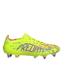 adidas Predator Elite Soft Ground Football Boots Lem/Pink/Blue