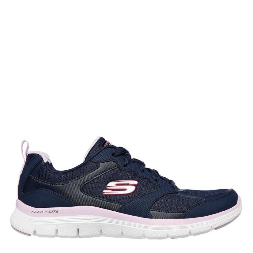 Skechers Flex Appeal 4 Active Flow Trainers Womens Navy/Pink