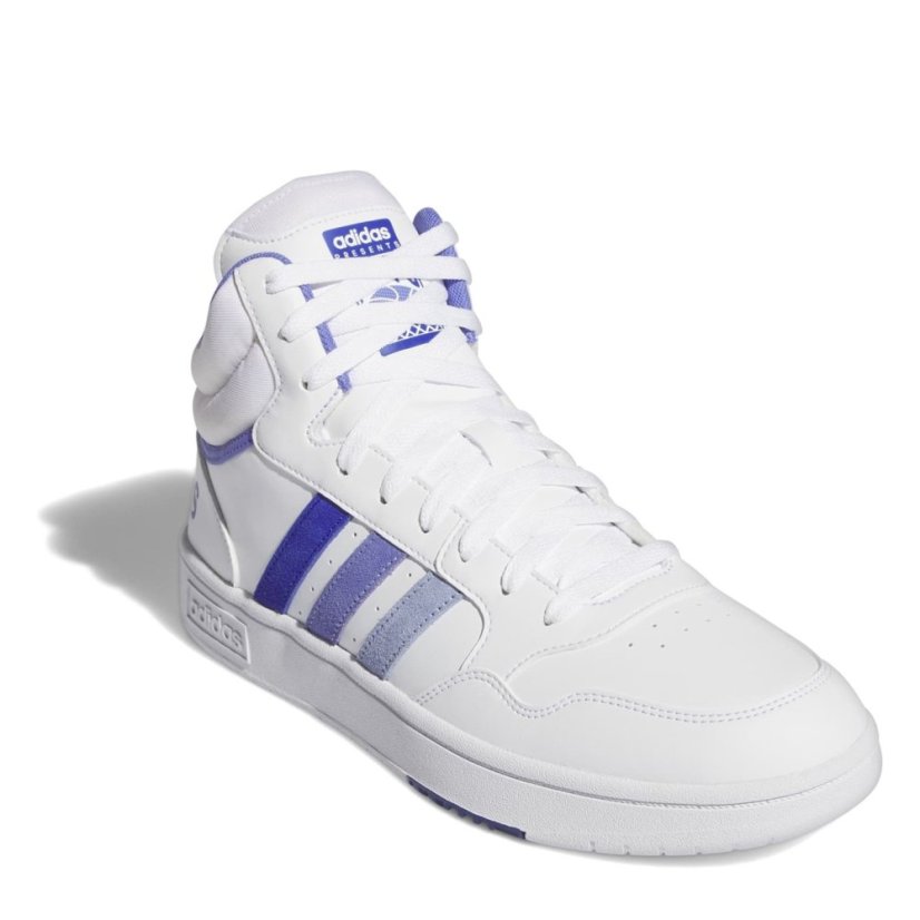 adidas Hoops 3.0 Mid Classic Vintage Shoes White/Blue