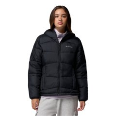 Columbia Women's Fivemile Butte Water-Resistant Hooded Insulated Puffer Jacket Black