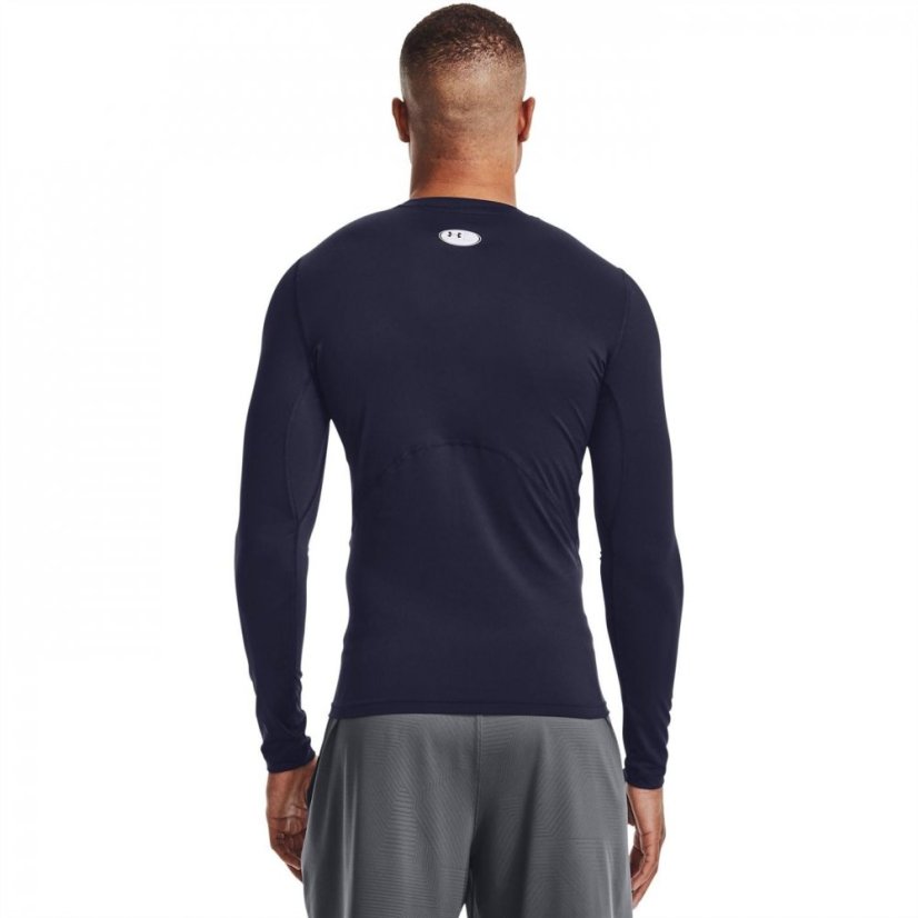Under Armour HeatGear® Long Sleeve Men's Navy/White