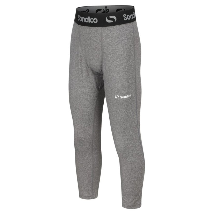 Sondico Core Three Quarter Tights Juniors Grey