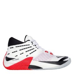 Skechers Reign Basketball Trainers Mens White/Black