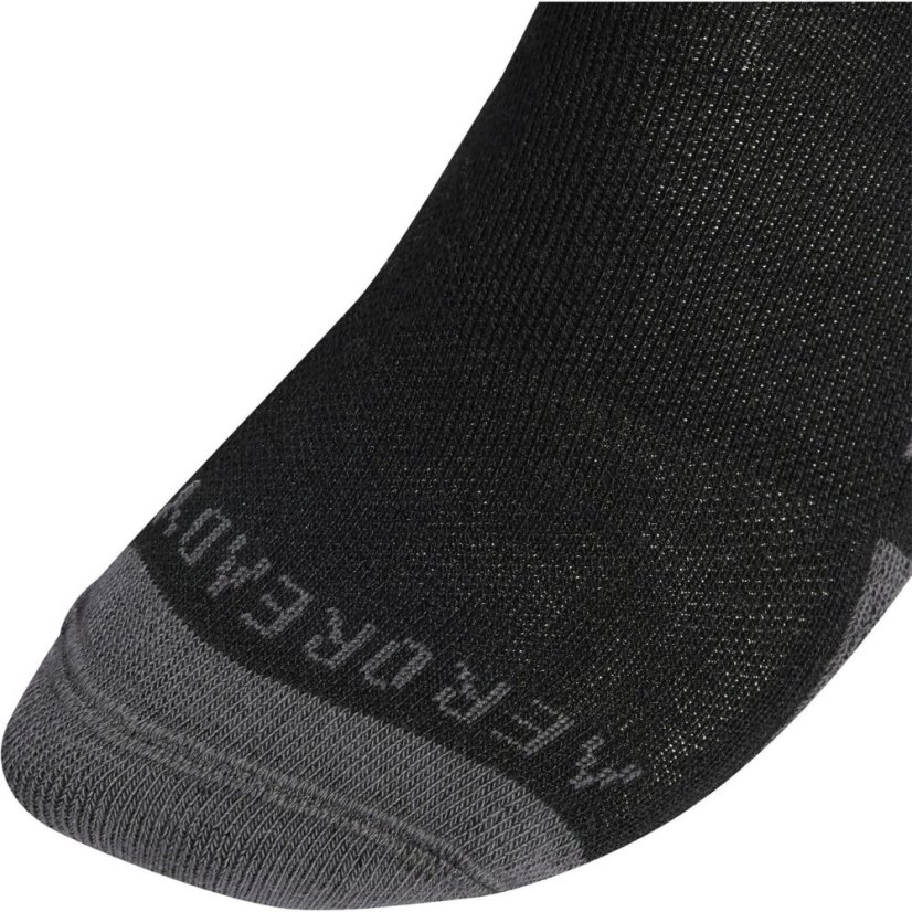 adidas Aeroready Ankle 6 Pack Socks Junior Black/Grey