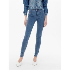 Only Women's Rain Skinny Jeans Medium Blue