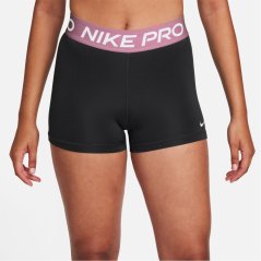 Nike Pro Three Inch Shorts Womens Black/Pink