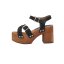 Jeffrey Campbell Peasy Platform Heel Black Lthr