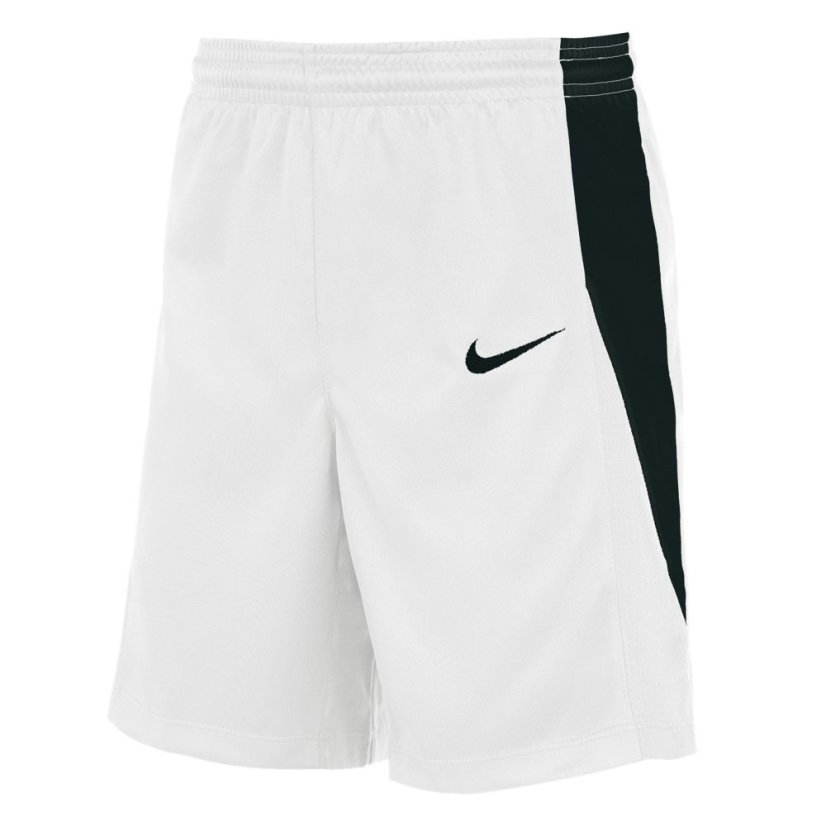 Nike Unisex Kids' Basketball Shorts White/Black