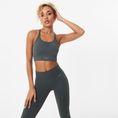 USA Pro UP Seamless Adjustable Sports Bra Khaki