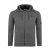 Firetrap Mens Brunel Full Zip Fleece Hoodie Charcoal