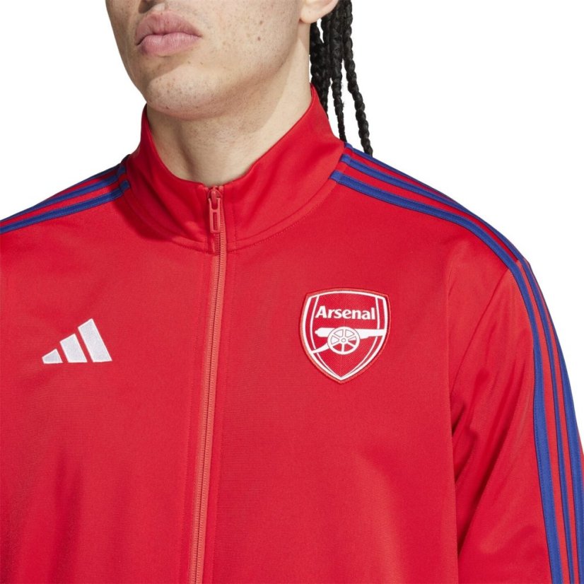 adidas Arsenal DNA Track Top 2024 2025 Adults Scarlet