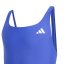 adidas Solid Small Logo Swimsuit Lucid Blue