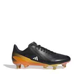 adidas Unisex Kids' Adizero Pro Rugby Boots Black/Met/Spark