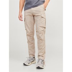 Jack and Jones Tucker Cargo Trouser Silver Cloud