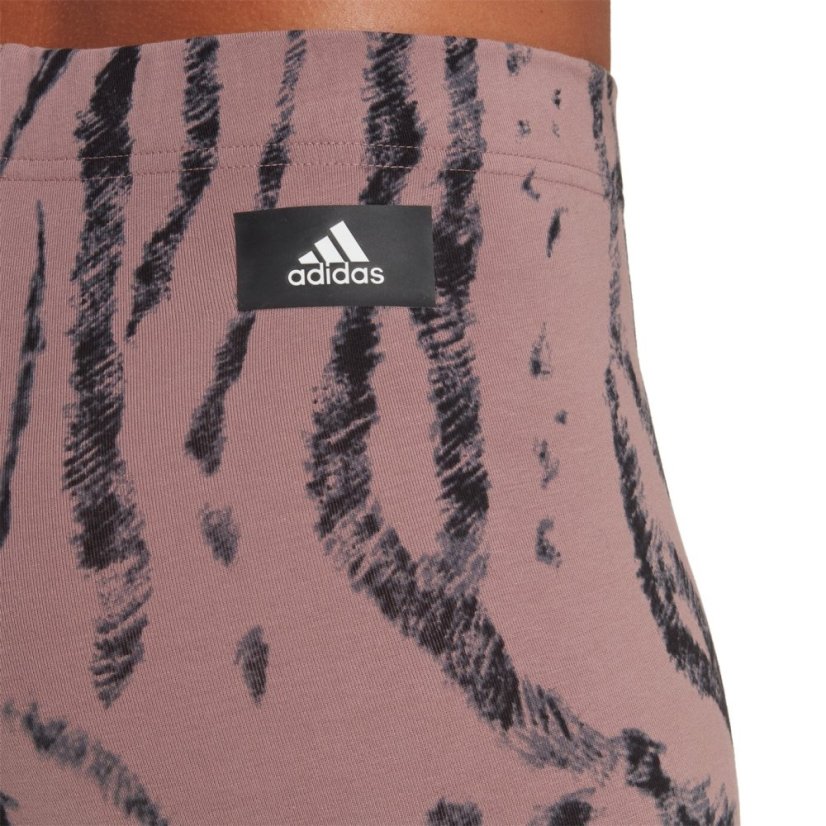 adidas Future Icons Animal Print Leggings Womens Oxide
